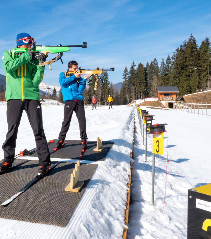 Skiskydning / alpint skiløb — billede 3