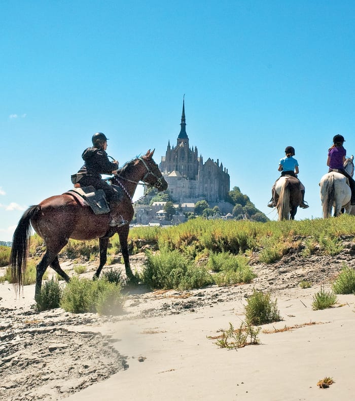 Chevauchée mythique au Mont Saint Michel version 4 jours