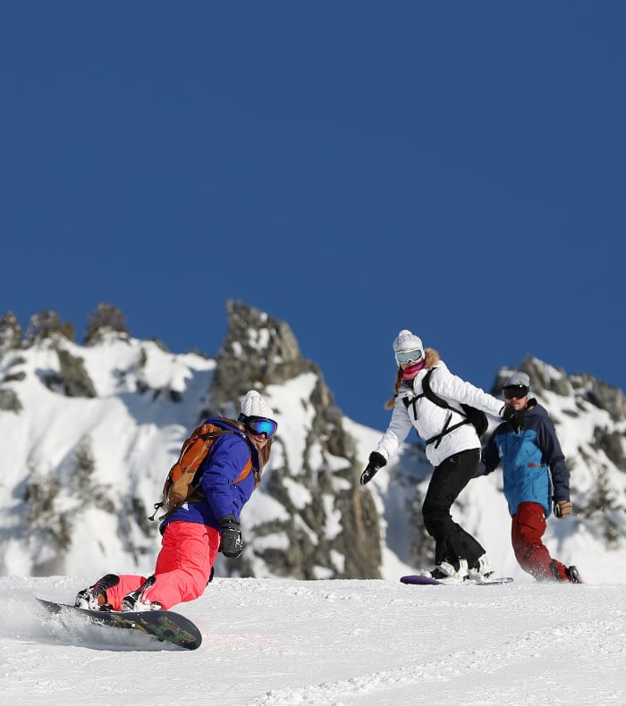 Découverte du snowboard hors-piste
