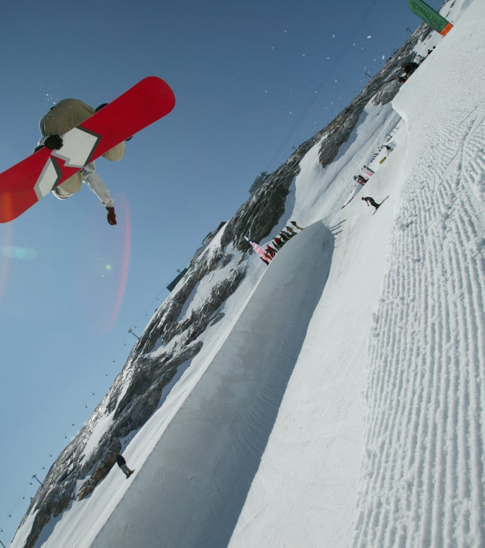 Découverte du snowboard hors-piste