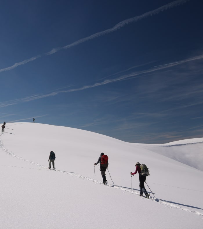Groupe PE - Raquettes dans les Pyrénées, au pied du Mont-Perdu