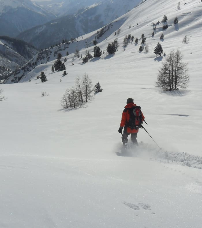 Initiation au ski de randonnée dans les montagnes du Queyras