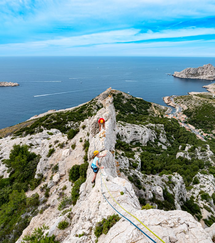 Mikroeventyr: Klatring i Sormiou-calanque'en — billede 2