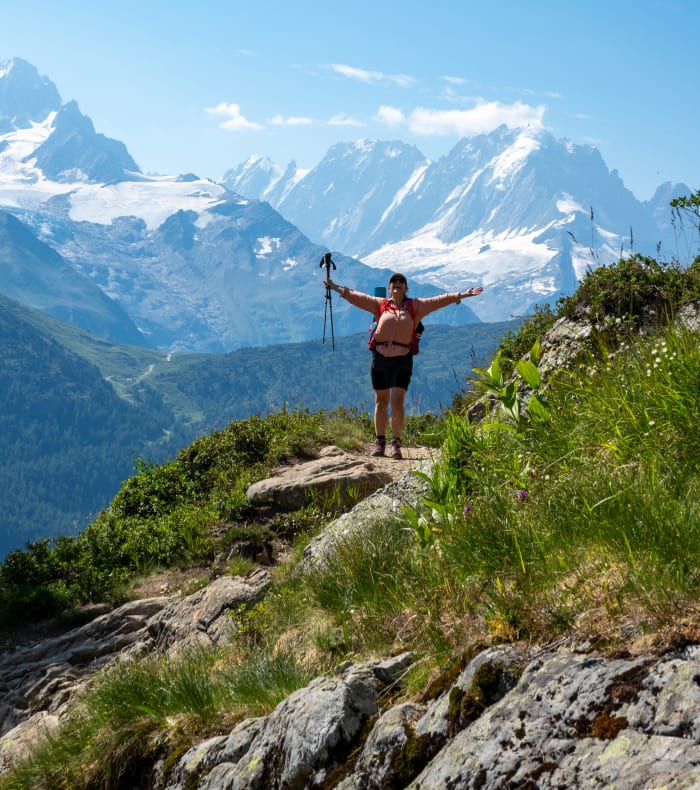 Panorama over Mont Blanc-gletsjerne — billede 3