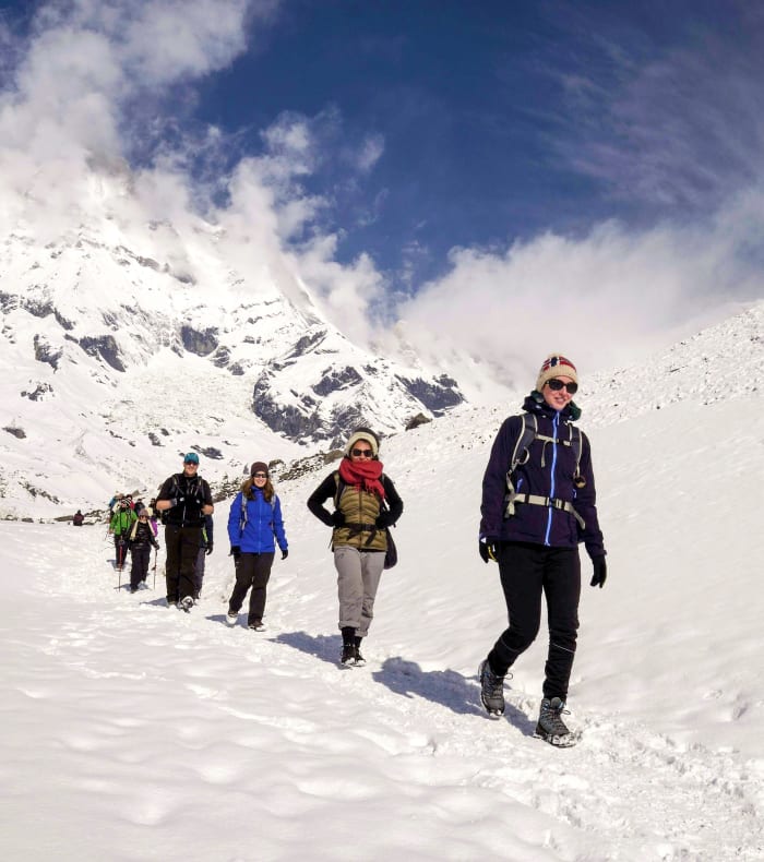 Sanctuaire des Annapurnas - Hiver