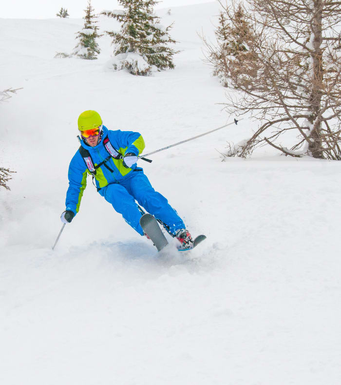 Off-piste skiløb Alperne — billede 3