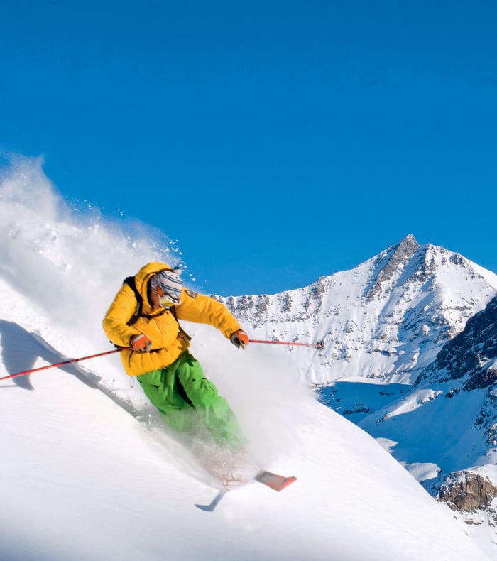 Ekspert offpist ski — billede 2