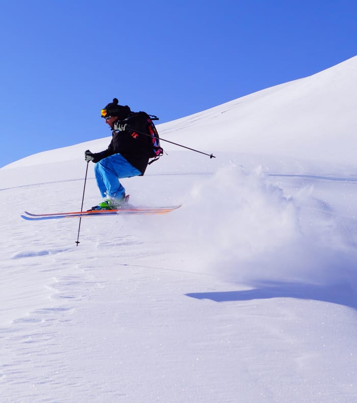 Ekspert offpist ski — billede 2