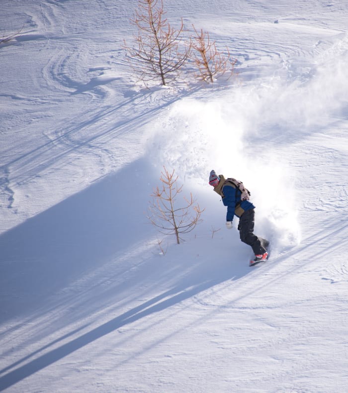 Snowboard hors-piste expert