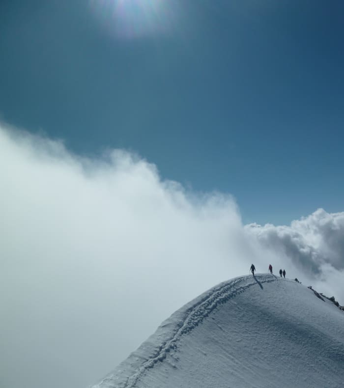 Alphubel-toppen 4206 m — billede 2