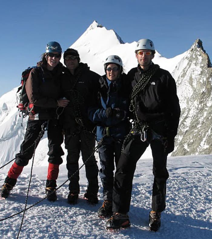 Bishorn-topmødet 4159 m — billede 2