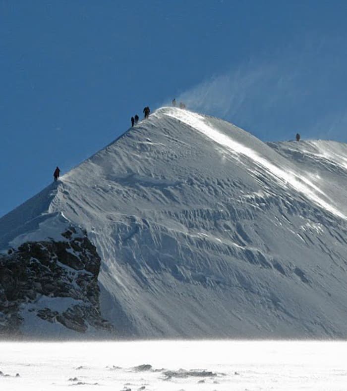 Sommet du mont Rose 4554 m