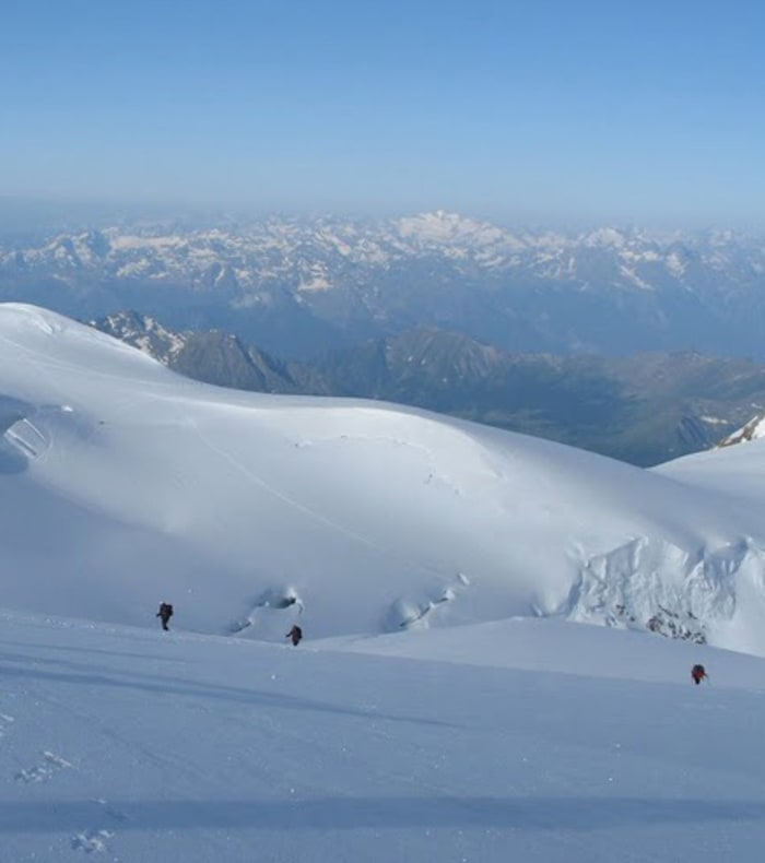 Weissmies-toppen 4017 m — billede 2