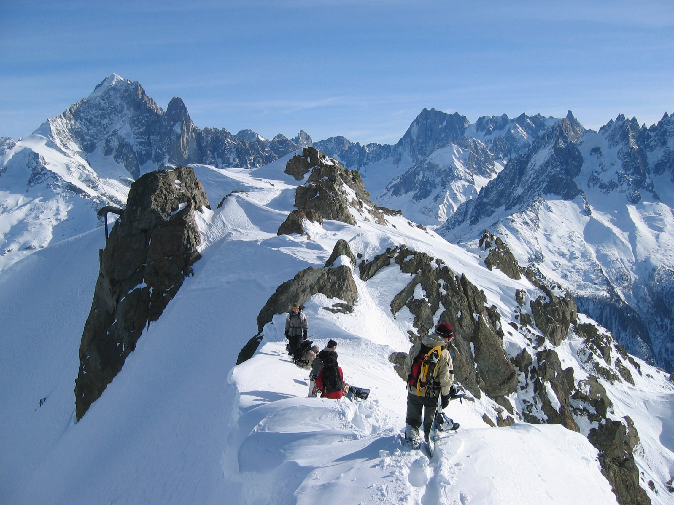 Ekspert-snowboard off-pist Vallée Blanche – relateret UCPA rejse