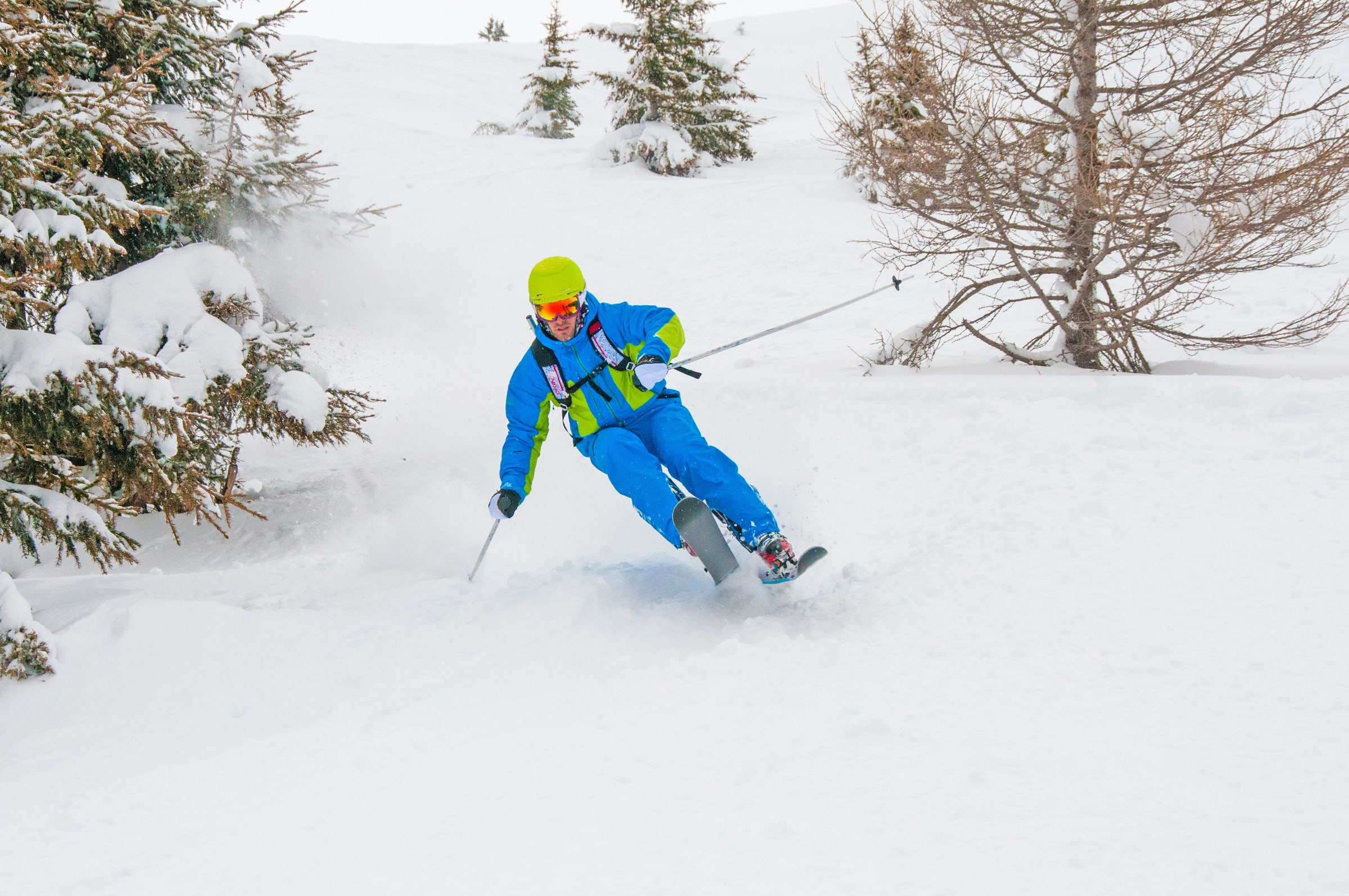 Off-piste skiløb Alperne — billede 1