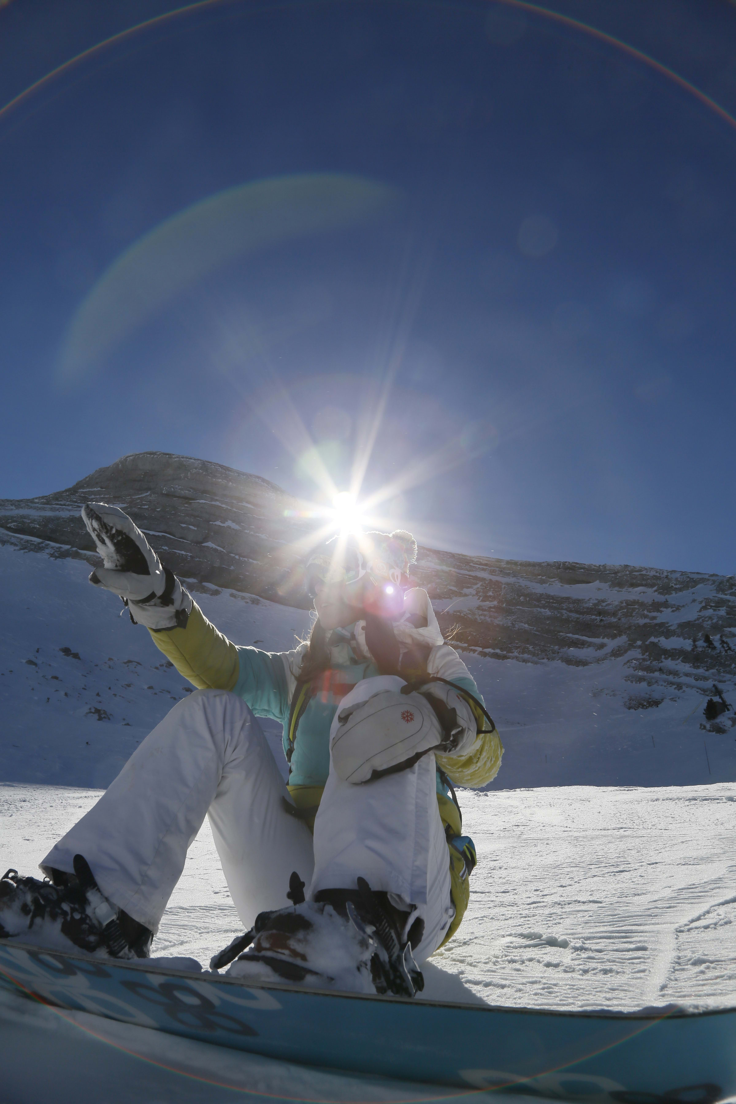 Ekspert off-piste snowboard — billede 1