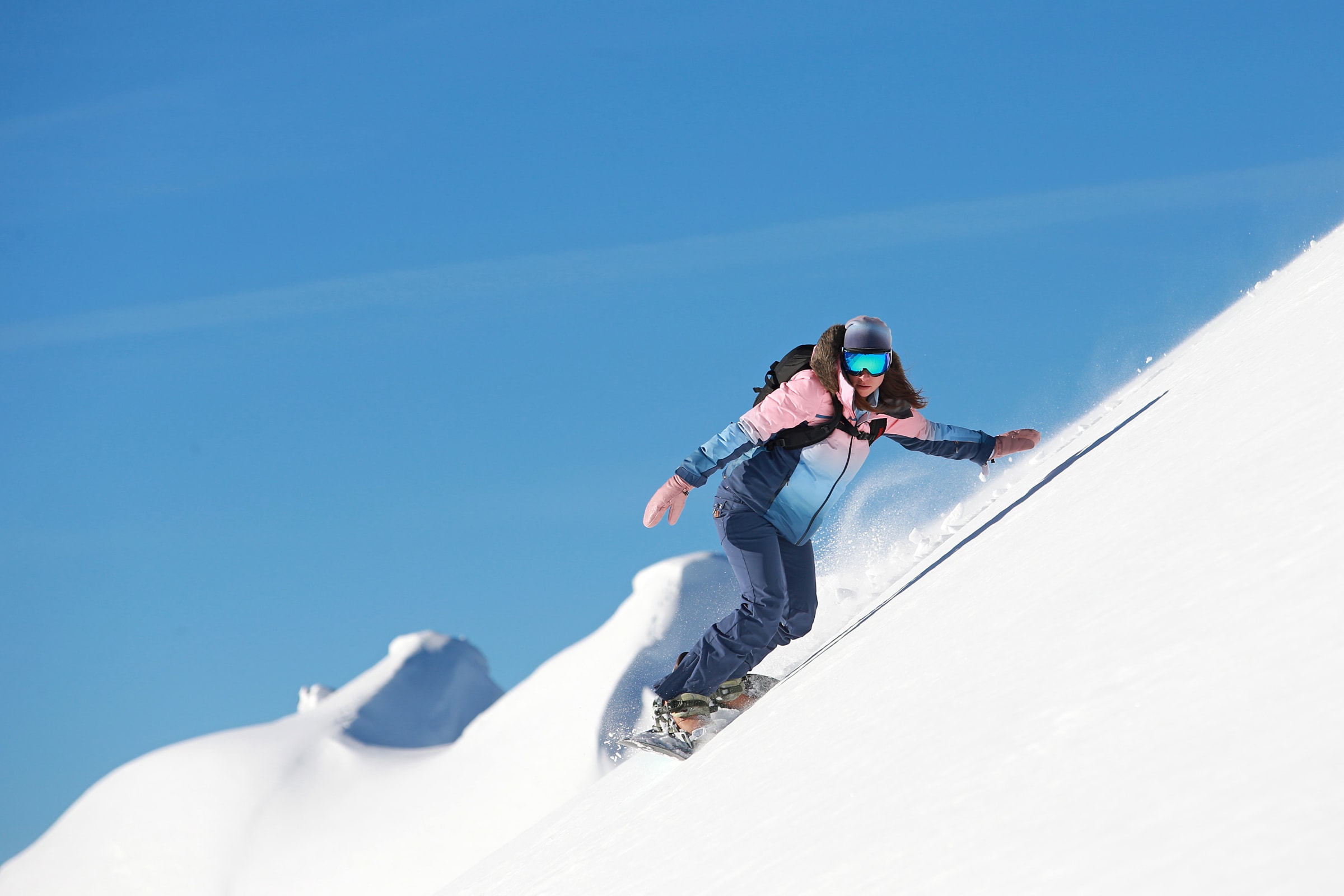 Ekspert off-piste snowboard – relateret UCPA rejse