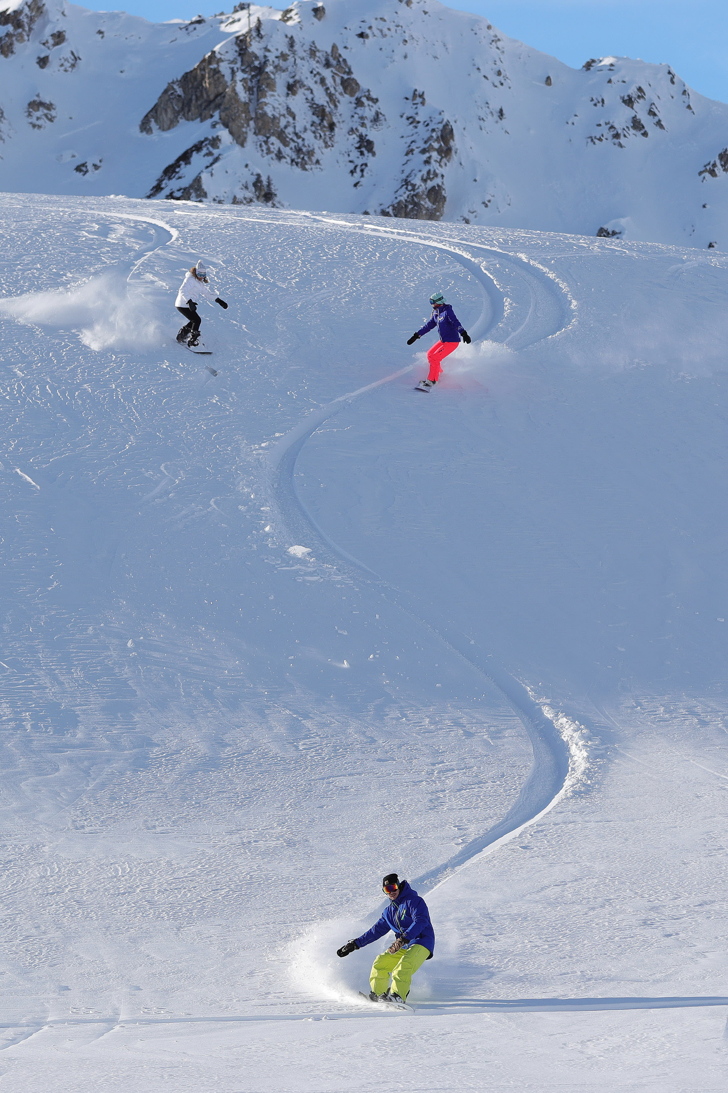 Ekspert off-piste snowboard — billede 1