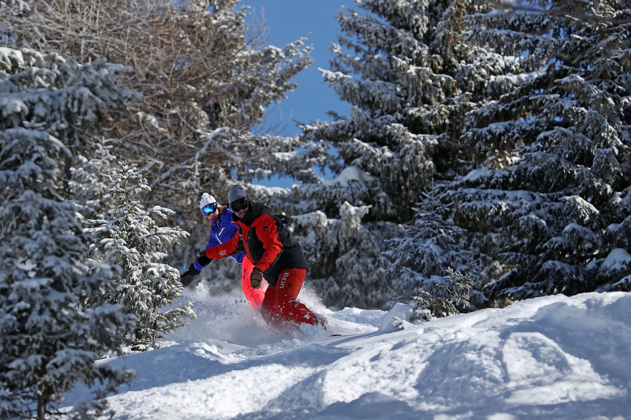 Opdagelse af off-piste Snowboard — billede 1