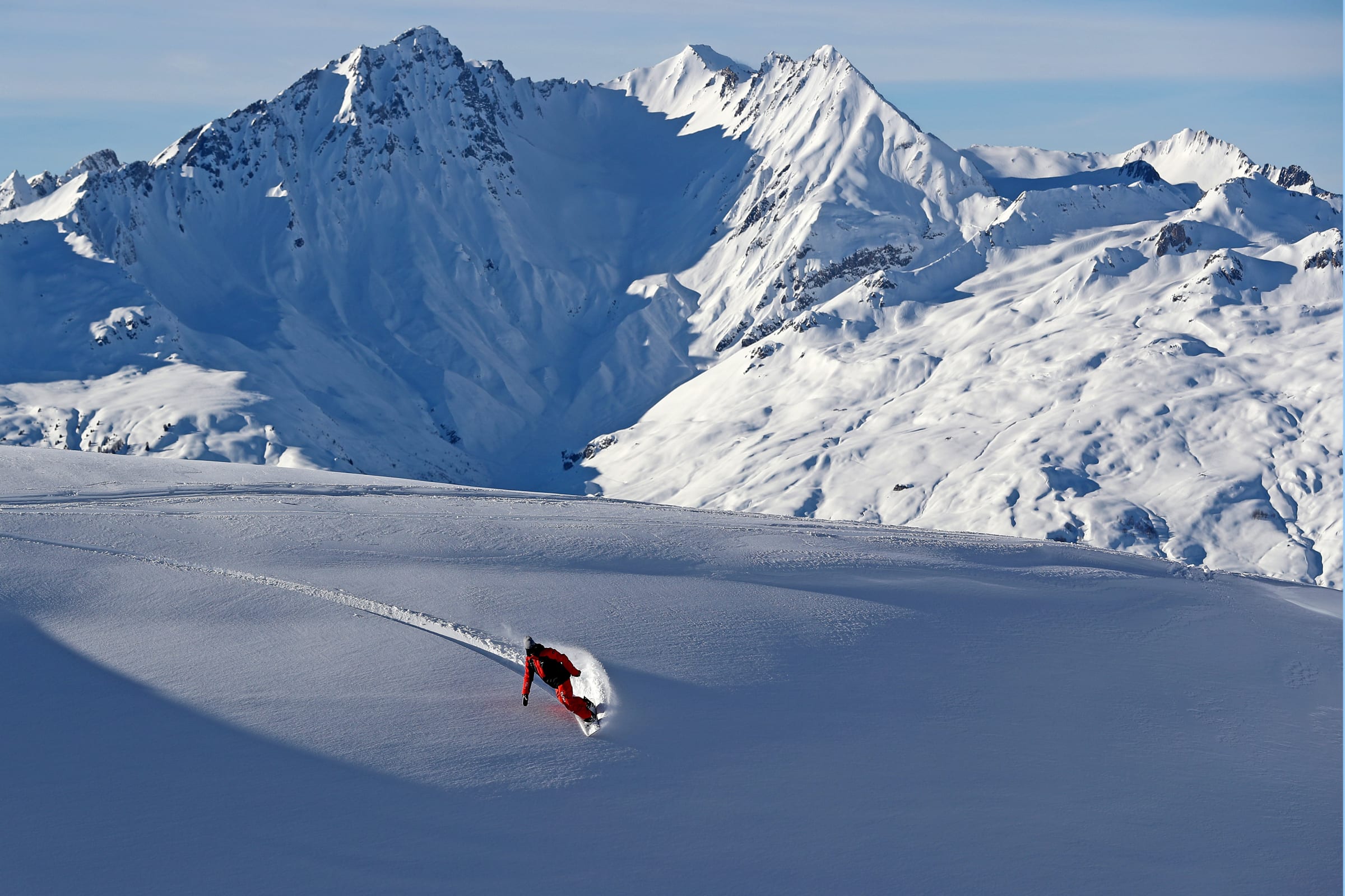 Ekspert-snowboard off-piste Big Rides — billede 4