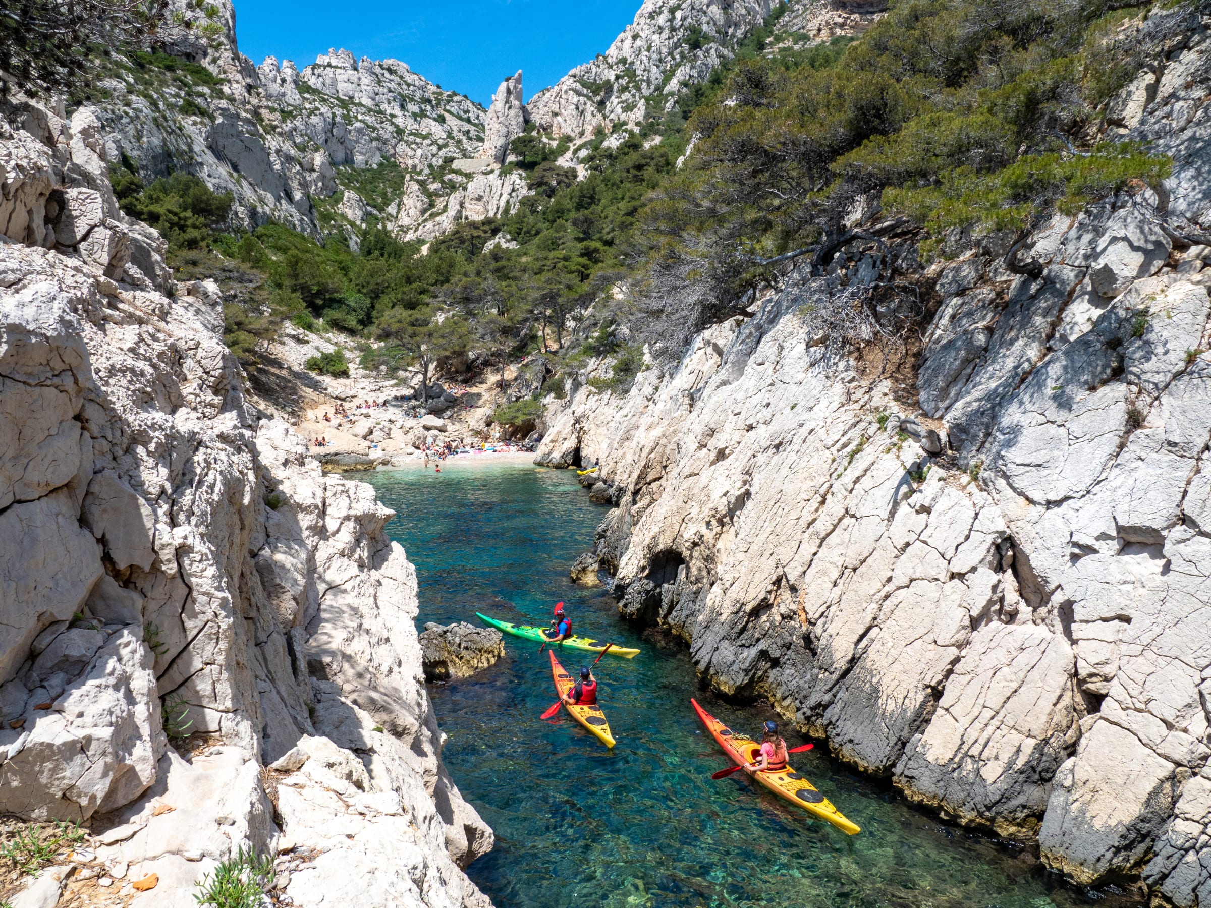 Havkajak og vandreture: calanque Terre et Mer på 5 dage happy Summer – UCPA rejse med aktiviteter og indkvartering