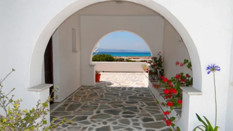 UCPA Naxos: Bo på The Romanzza ved Glyfada Strand — billede 3