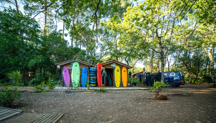 Surf House California Wood Camp — Lacanau