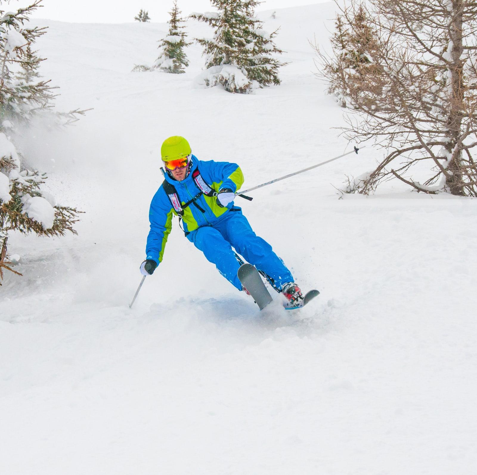 Off-piste skiløb Alperne
