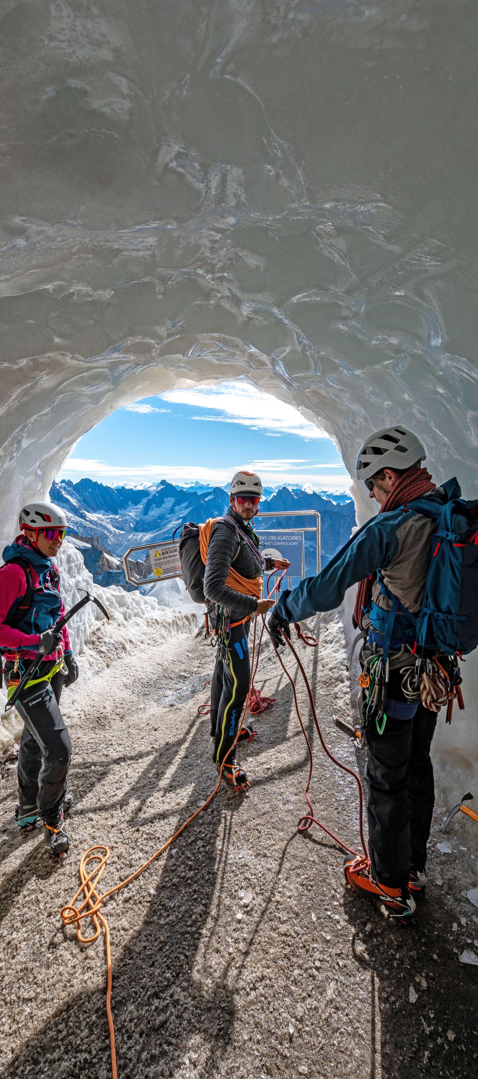 Fire dages introduktionskursus i alpinisme